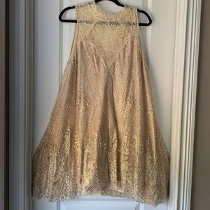 SOUTHERN FRIED CHICS GOLD SEQUINS DRESS